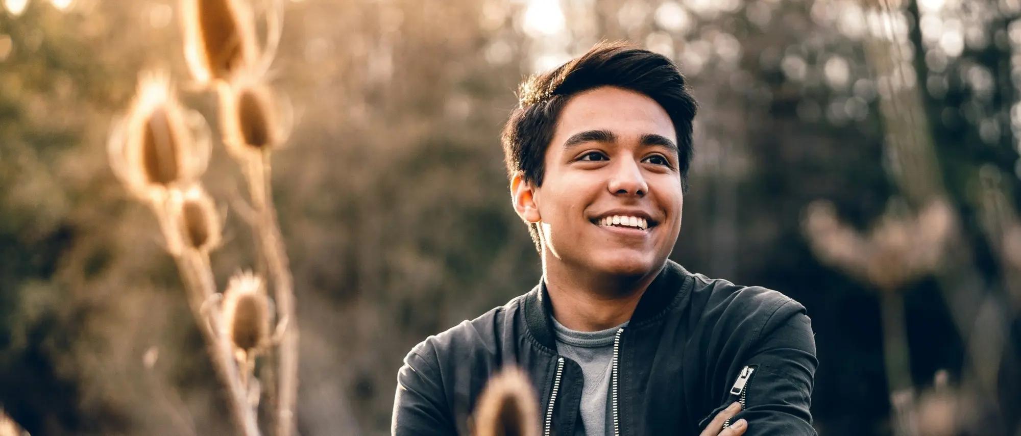 Professional man smiling