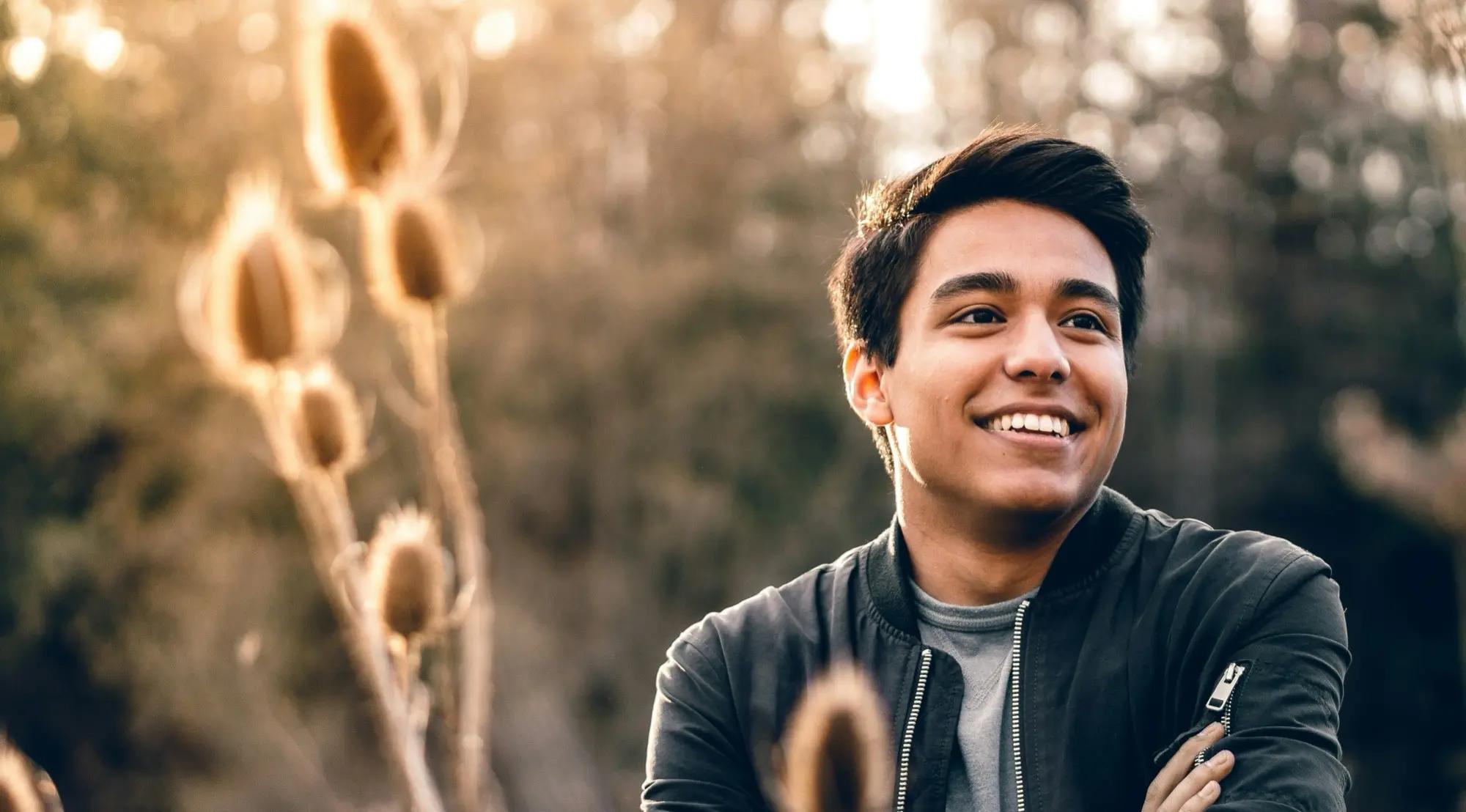 Professional man smiling
